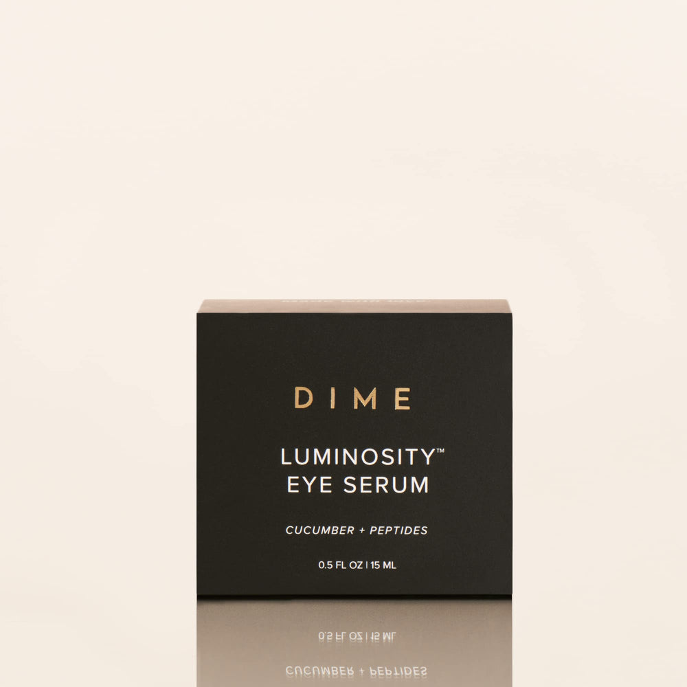 Emballage éco-responsable du sérum DIME Luminosité.
