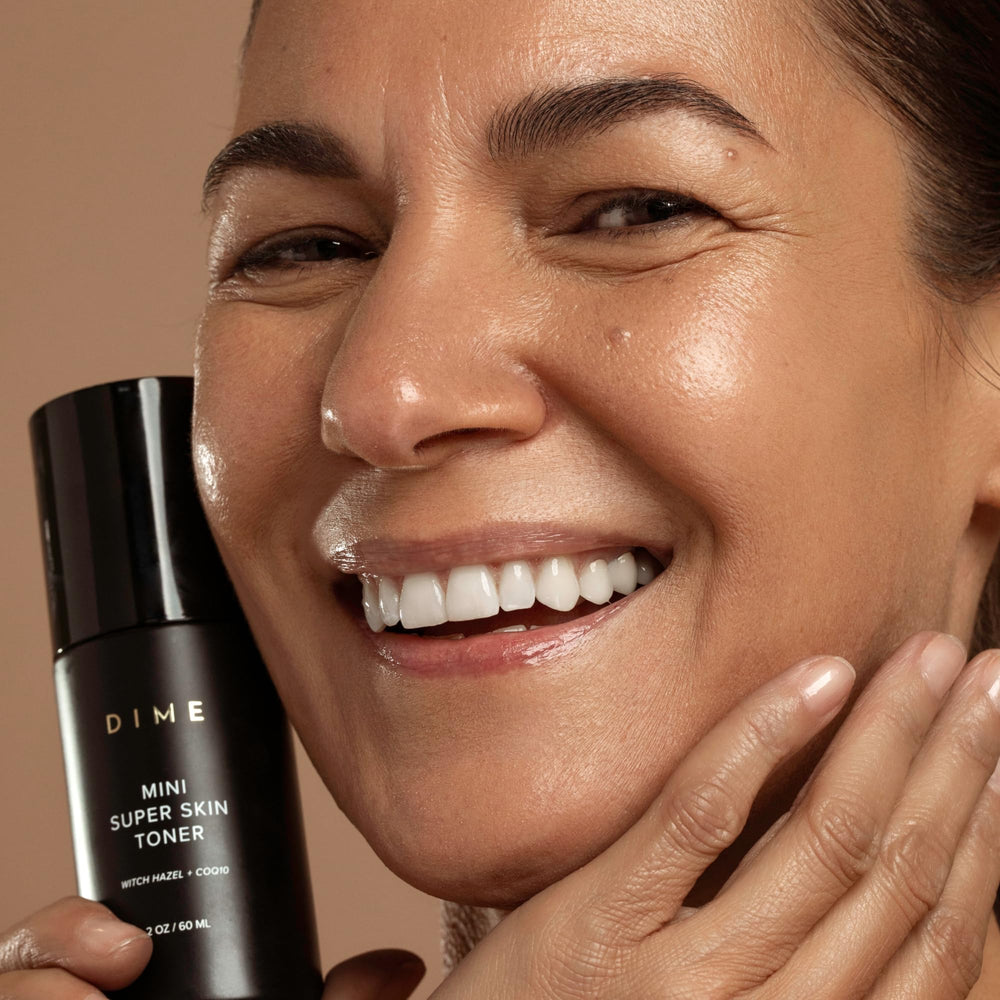 DIME Mini Super Skin Toner, formule vegan sans cruauté animale, soin éthique.