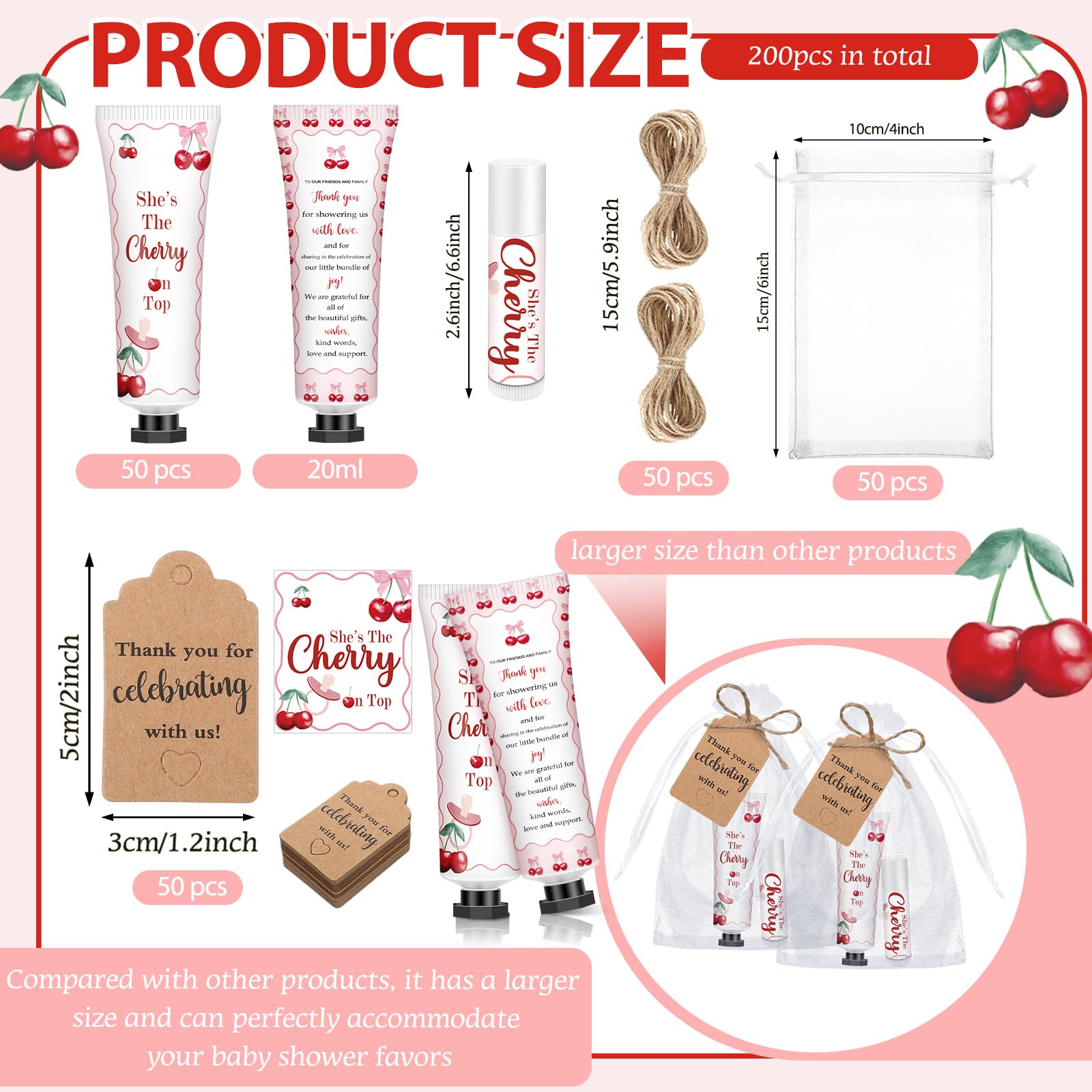 Dimsile sachets organza cerise: emballage élégant pour cadeaux personnalisés