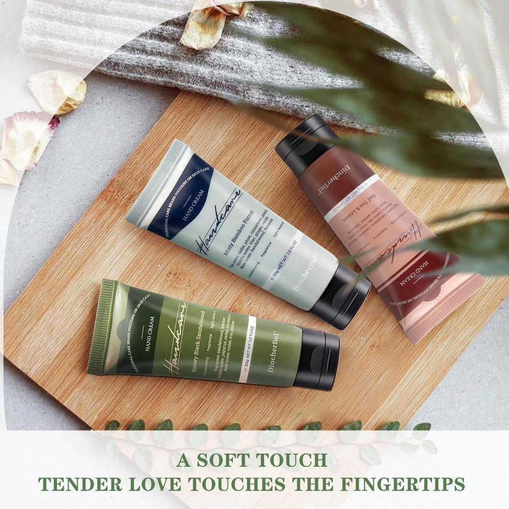 DincherBel coffret Crèmes Mains Retraite Magnolia: douceur florale rafraîchissante.