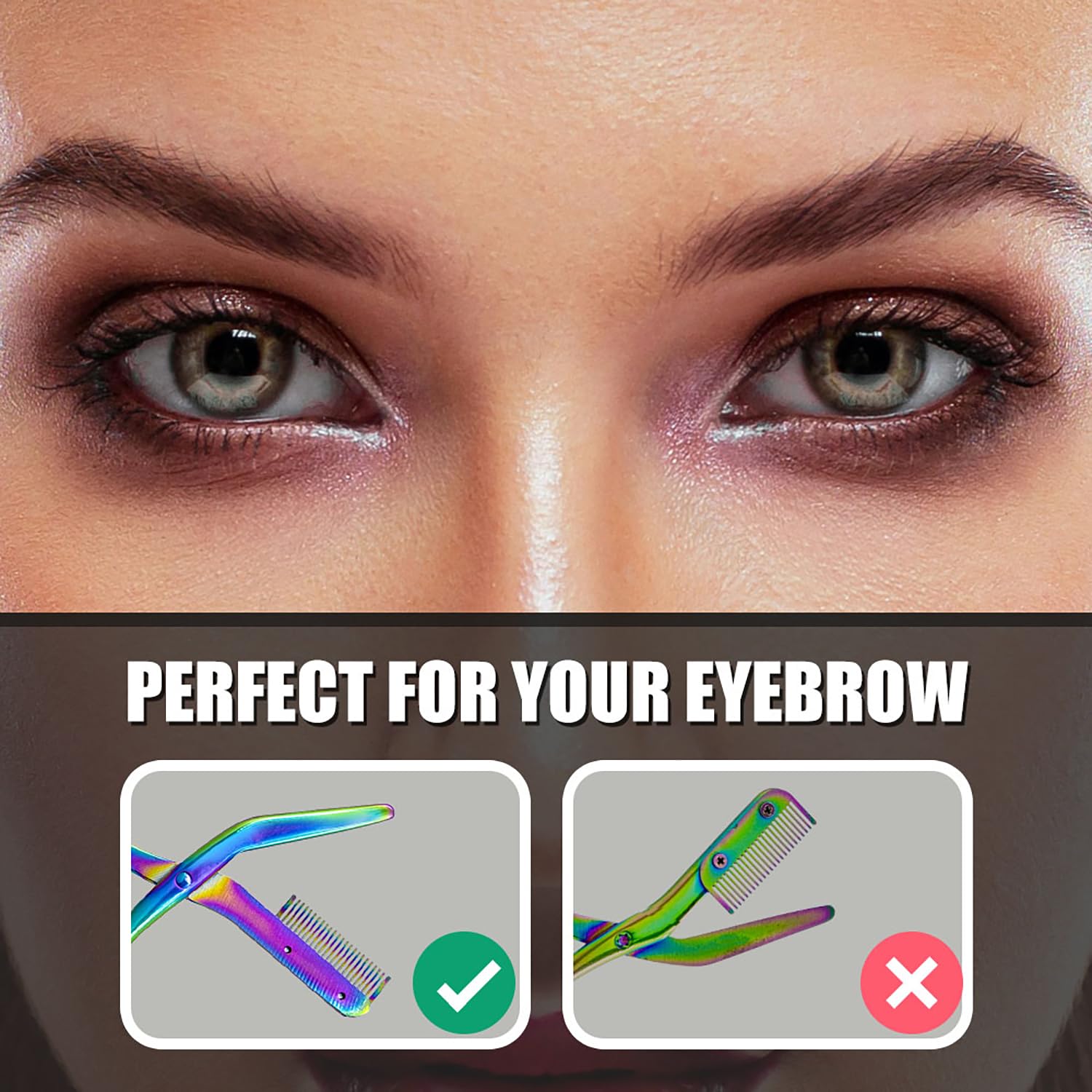 Usage polyvalent pour sourcils, moustaches et cils avec DINNAT.