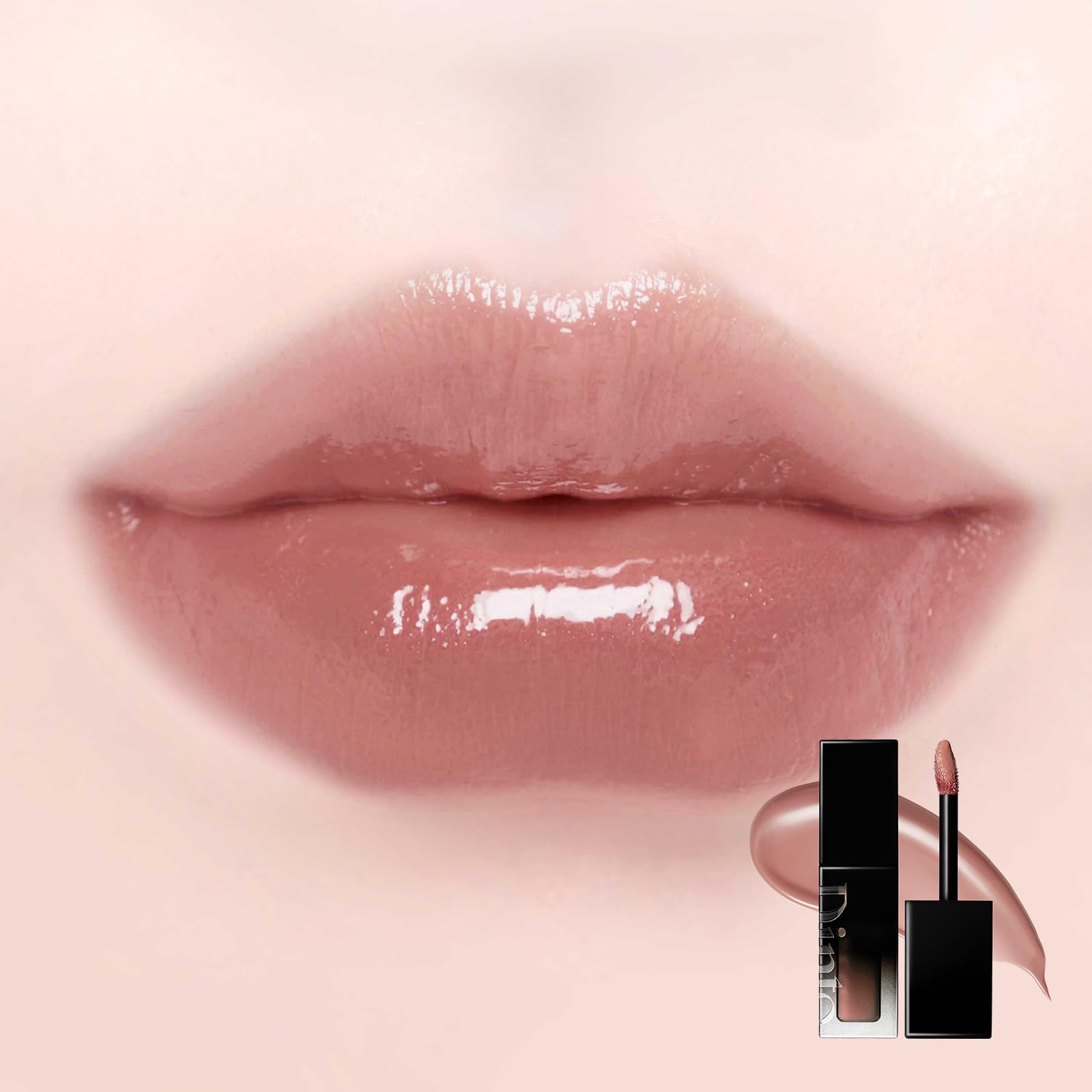 DINTO Blur-Glowy Lip Tint - applicateur anguleux pour tracés précis.