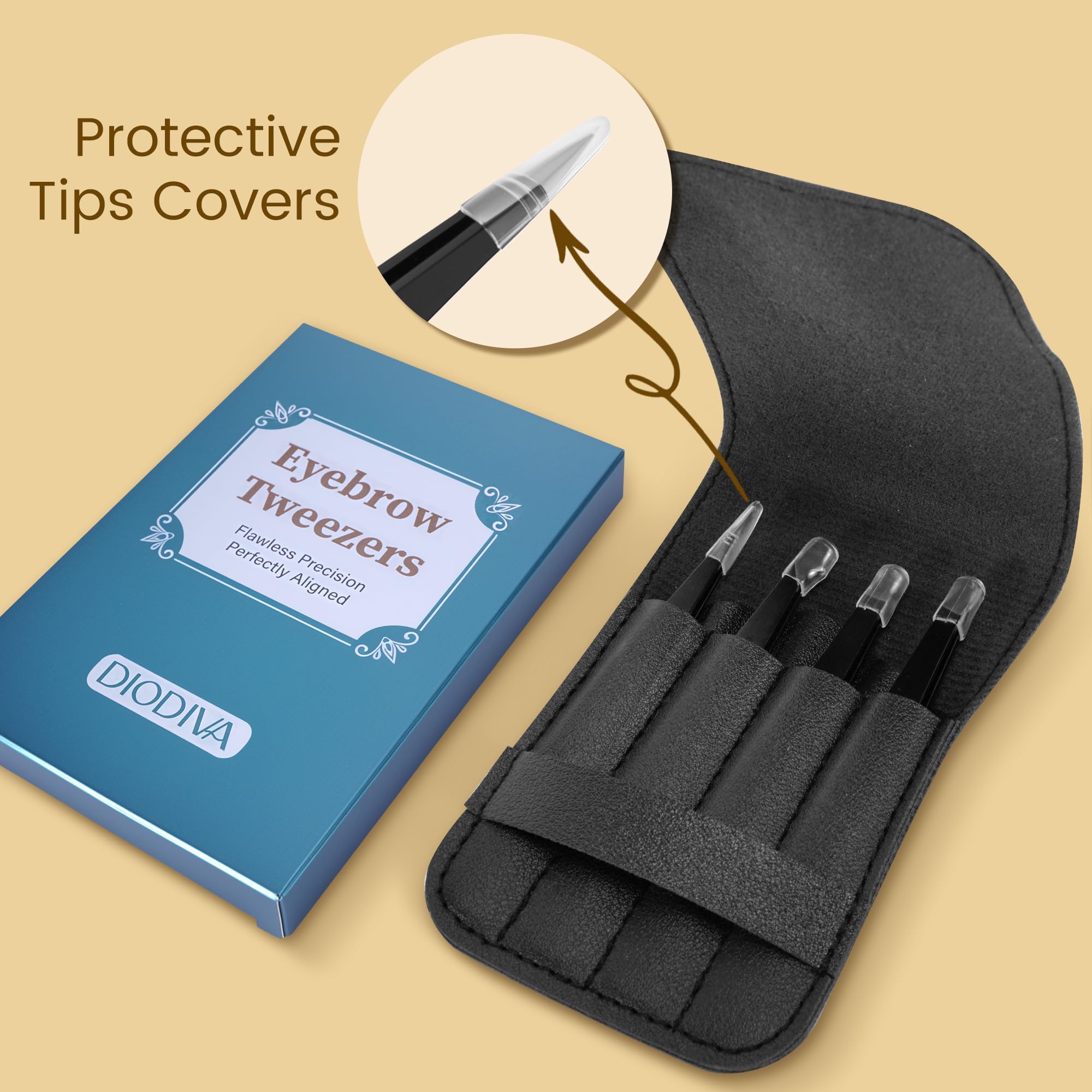 Etui de transport compact pour ranger les pinces Diodiva