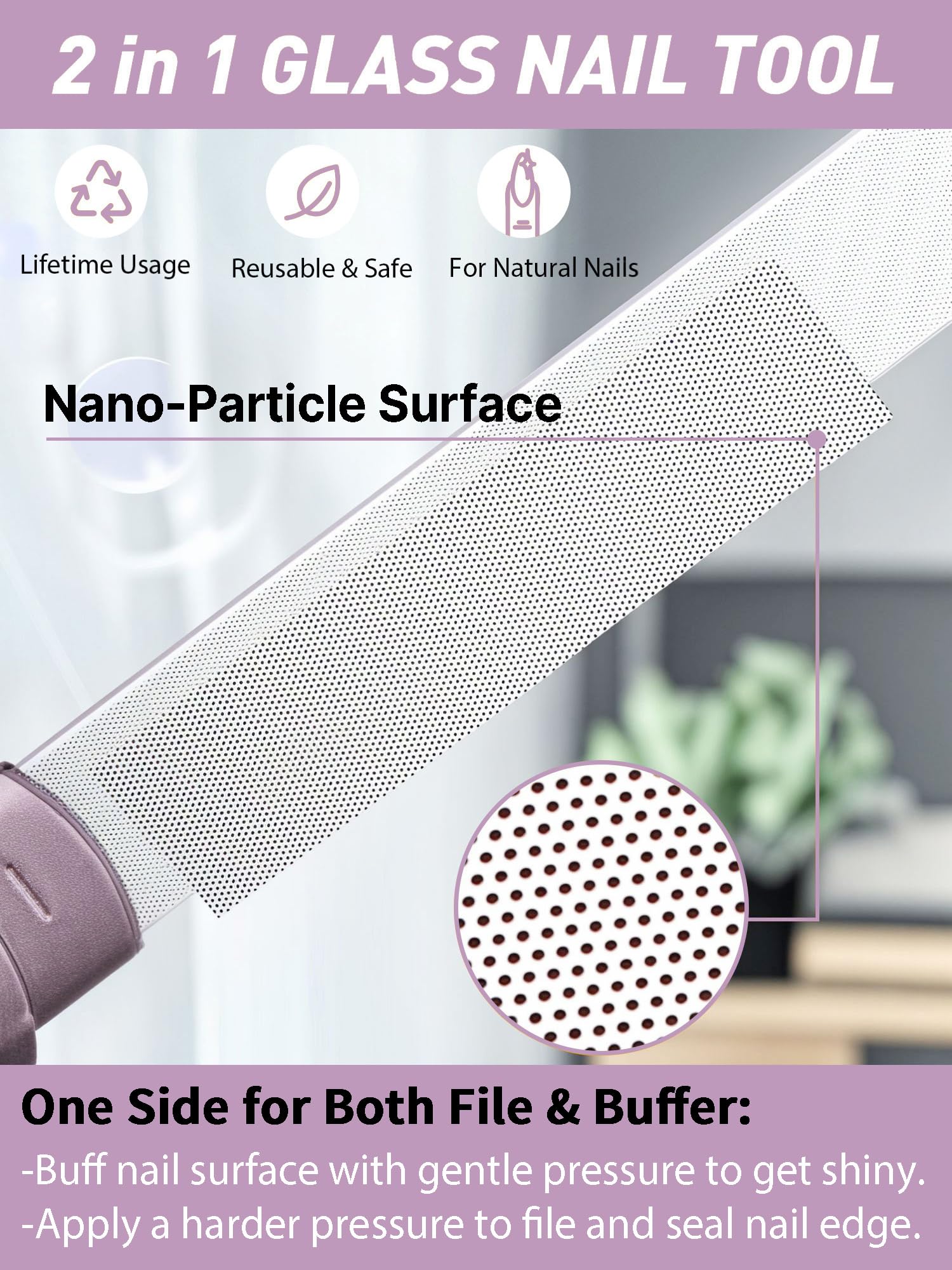 Surface nano gravée au laser Diodiva, brillance naturelle sans produits agressifs