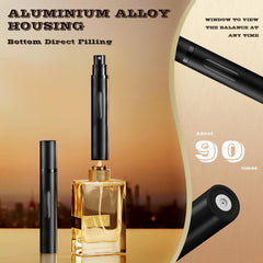 DIOHIO ensemble triple bouteilles parfum voyage pratique pour déplacements.