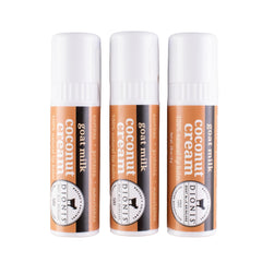 Dionis baume lèvres lait de chèvre crème coco, hydratation durable.