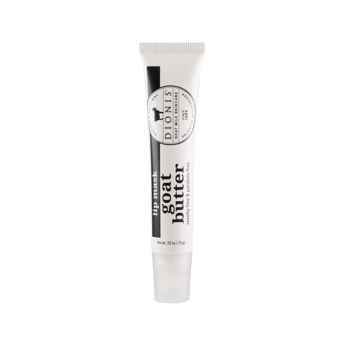 Dionis Beurre Chèvre Masque Lèvres Nuit montrant le pot, hydratation nocturne.