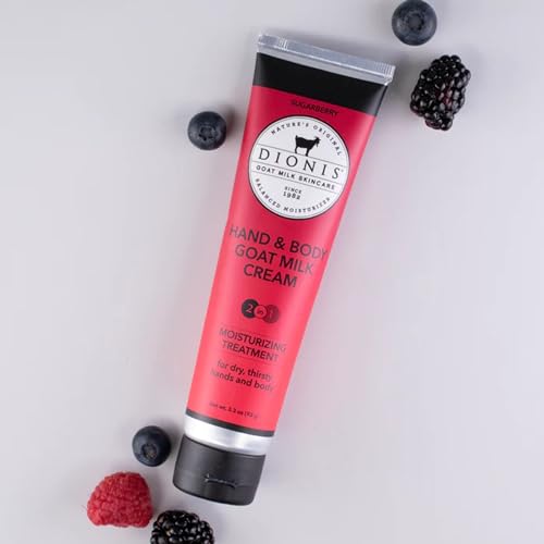 Application ciblée sur zones sèches avec la crème Sugarberry de Dionis