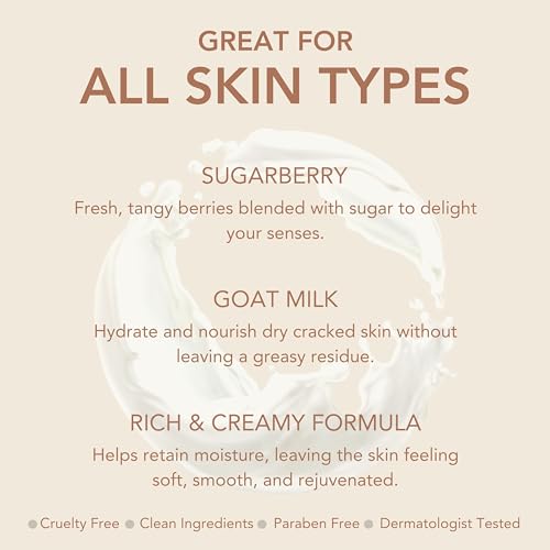 Usage quotidien de la crème Dionis au lait chèvre Sugarberry