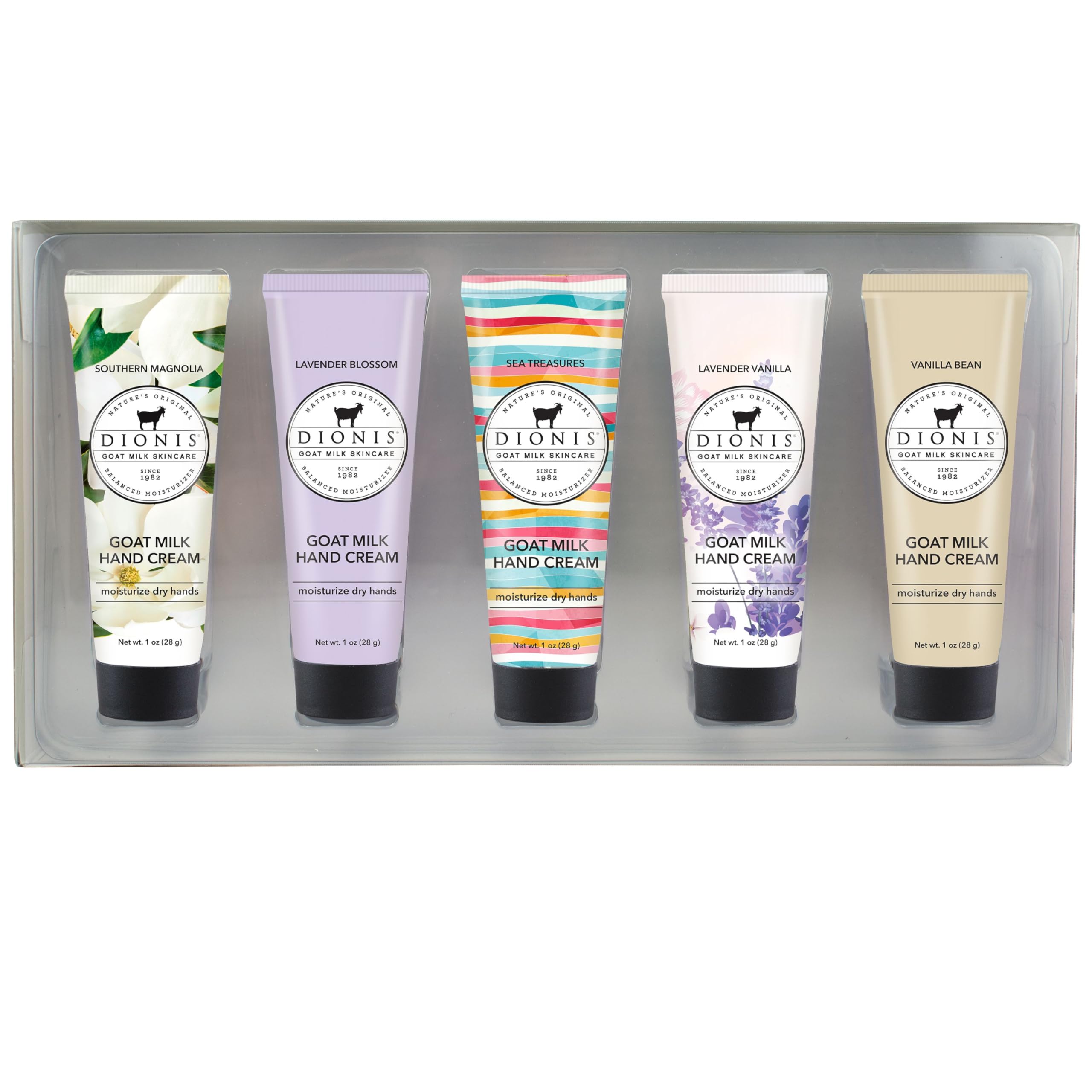 Dionis Crème Mains au Lait de Chèvre dans le coffret Inspire 2025, hydratation pratique.