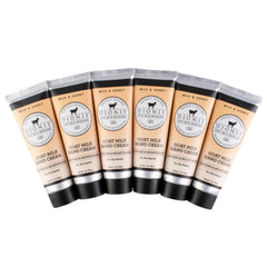Crème mains Dionis au lait de chèvre et miel, format pratique 1oz pack6.