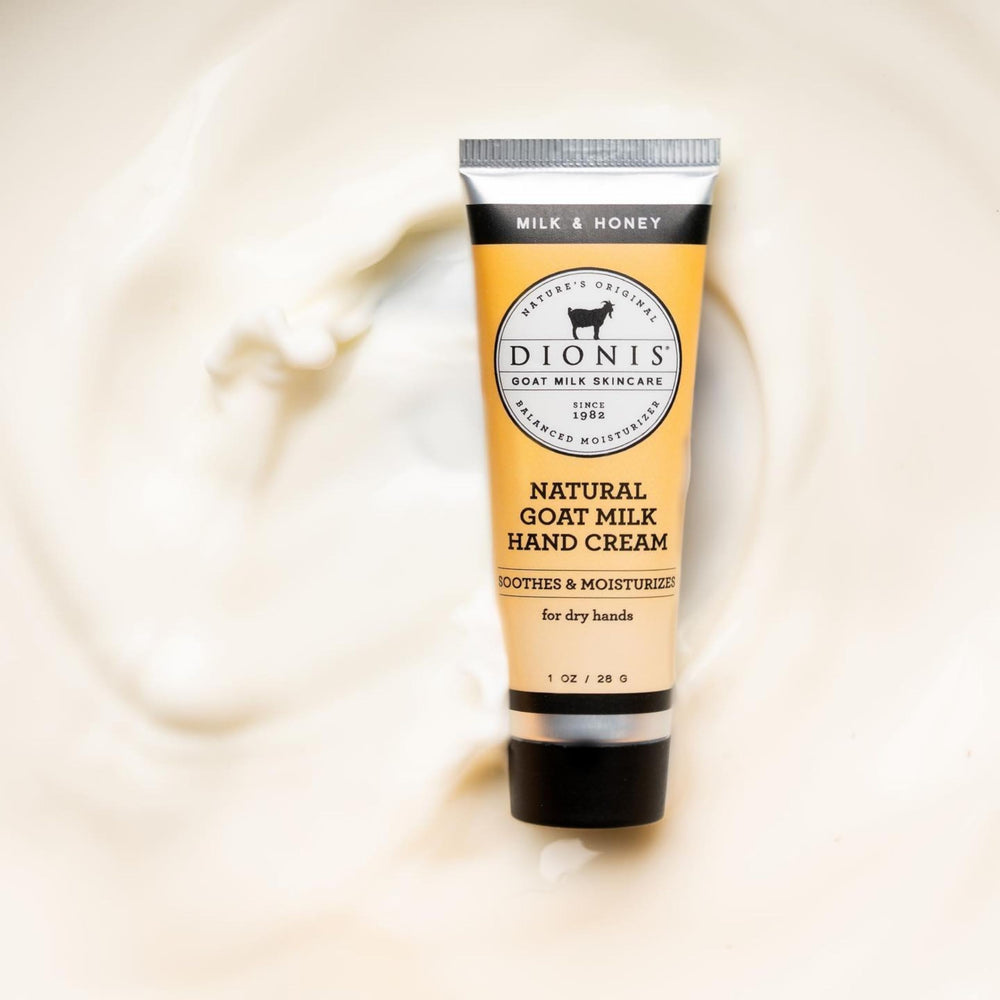 Émulsion légère à base de lait chèvre et miel.