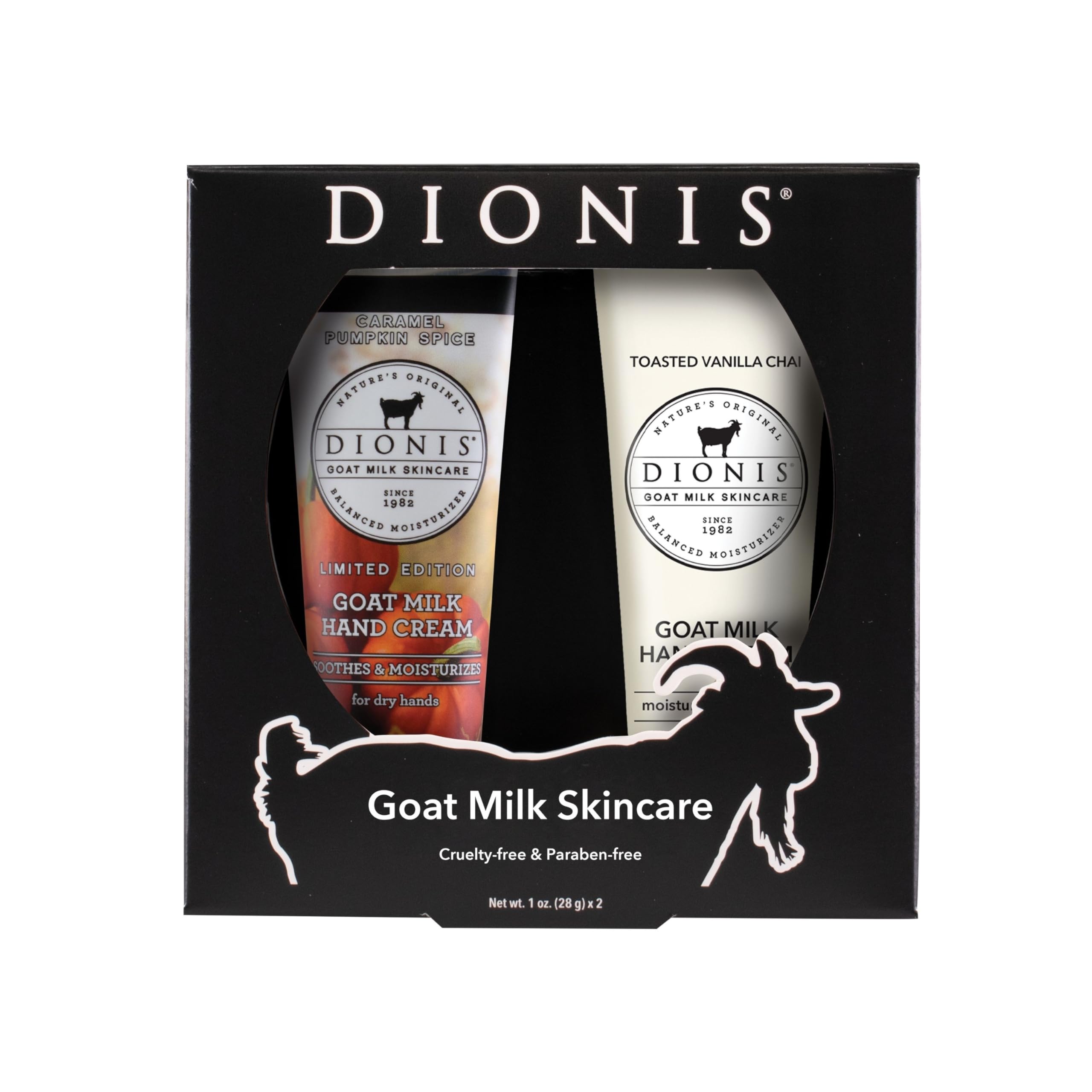 Dionis Crème mains lait de chèvre, paquet 2 pratique et élégant