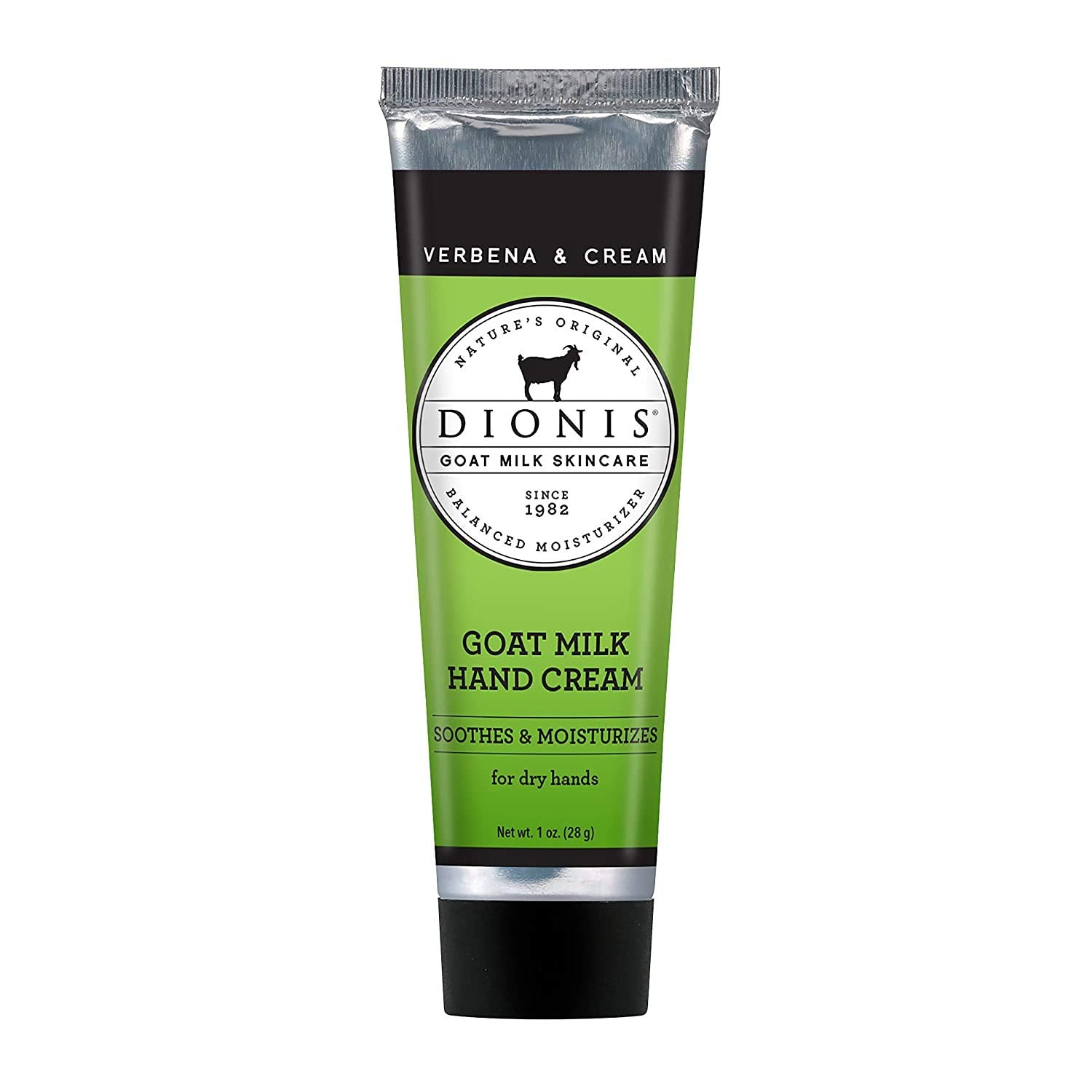 Dionis Crème Mains lait de chèvre Verveine, hydratation durable pour mains sèches.