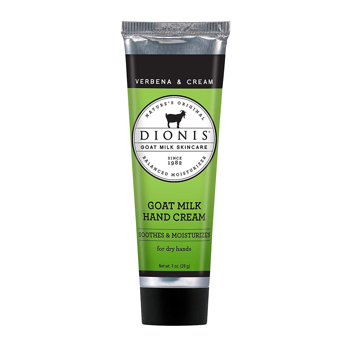 Dionis Crème Mains lait de chèvre Verveine, hydratation durable pour mains sèches.