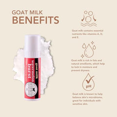 Ingrédients naturels Dionis lait chèvre, karité et coco pour lèvres.