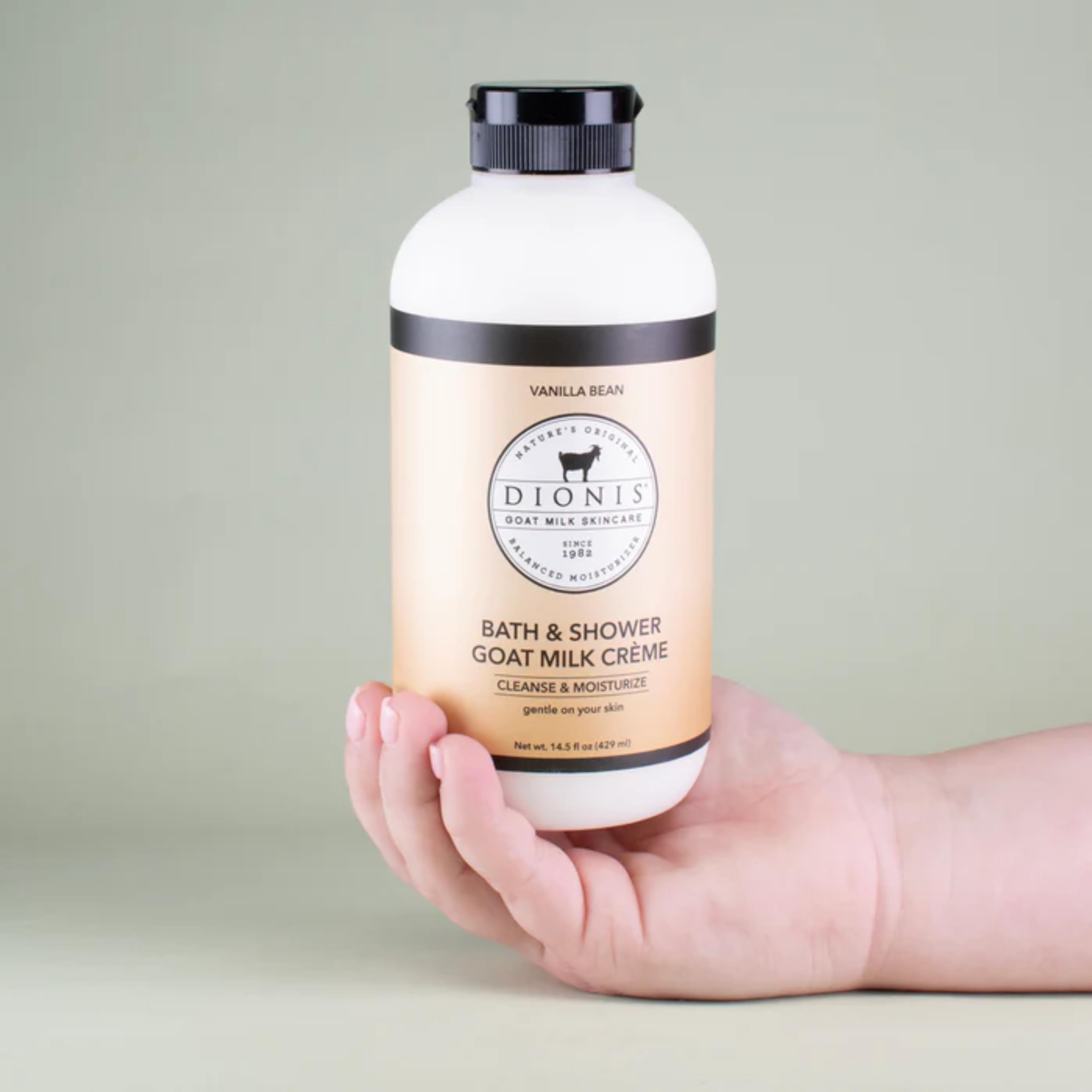 Dionis rituel douche vanille, parfum enveloppant et lavage en douceur.
