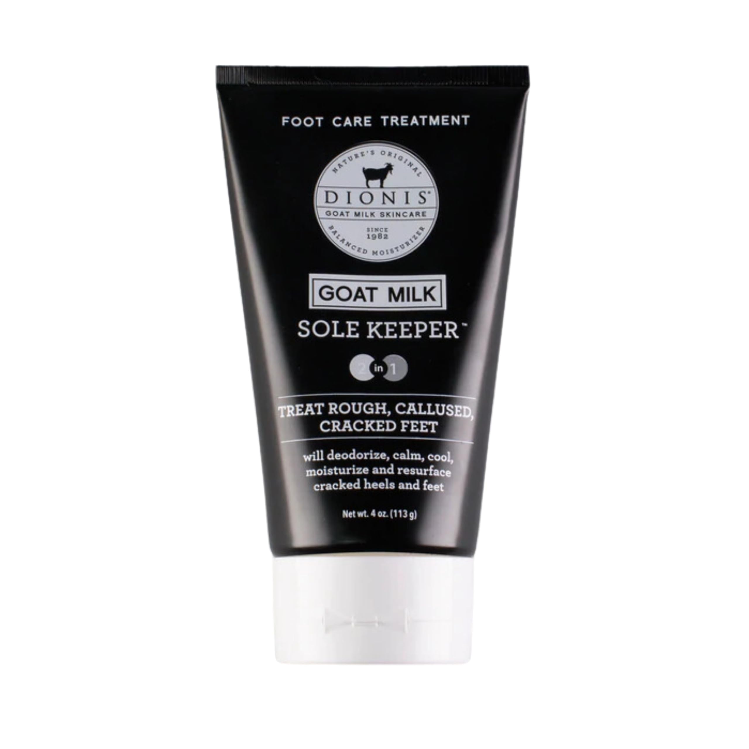 Dionis – bouteille soin pieds au lait de chèvre, hydratation immédiate.