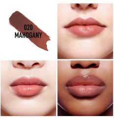Dior Addict Lip Glow 020 Mahogany — teinte lèvres naturelle et lumineuse, boost d'éclat