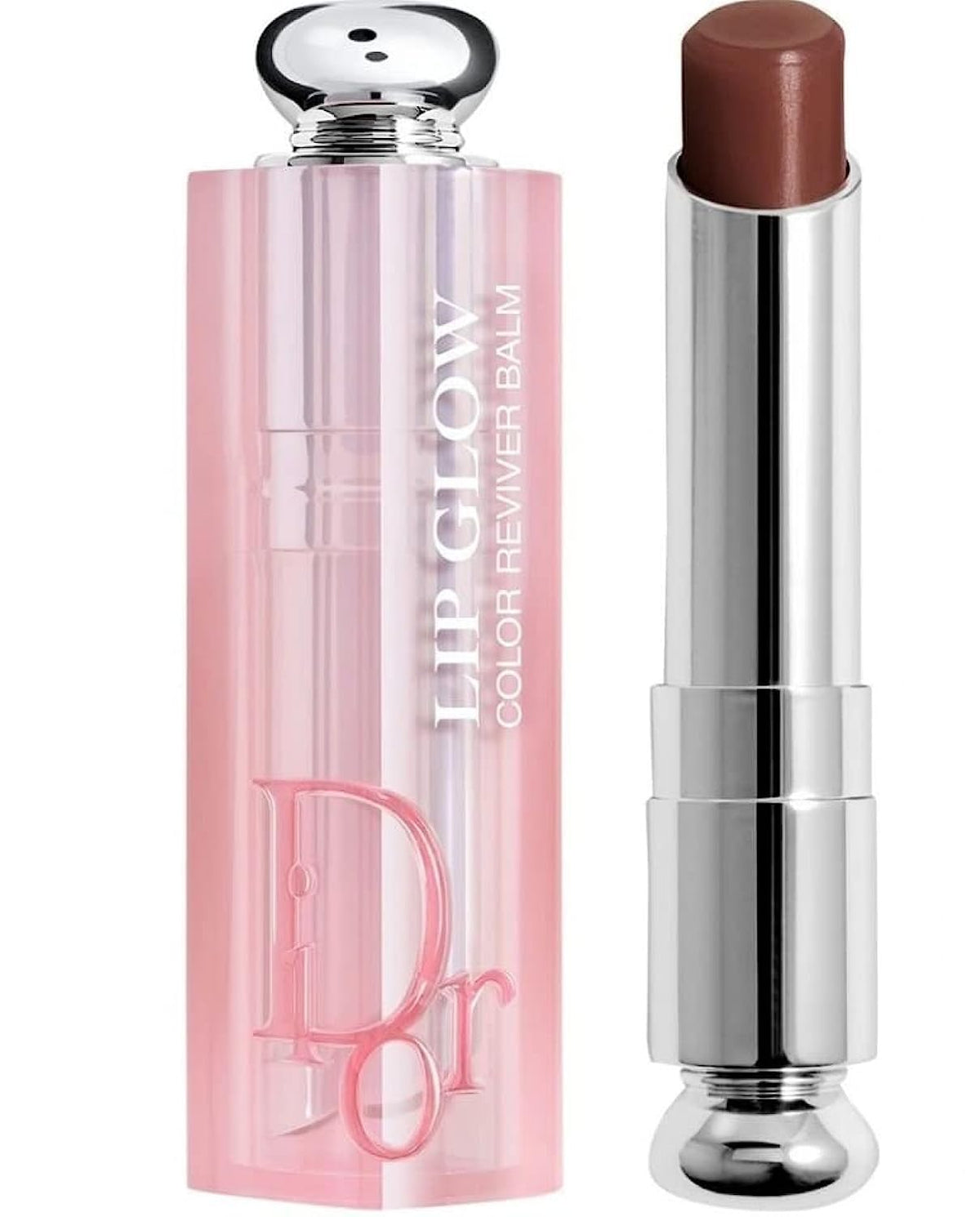 Dior Addict Lip Glow 020 Mahogany — tube élégant révélant une couleur personnalisée