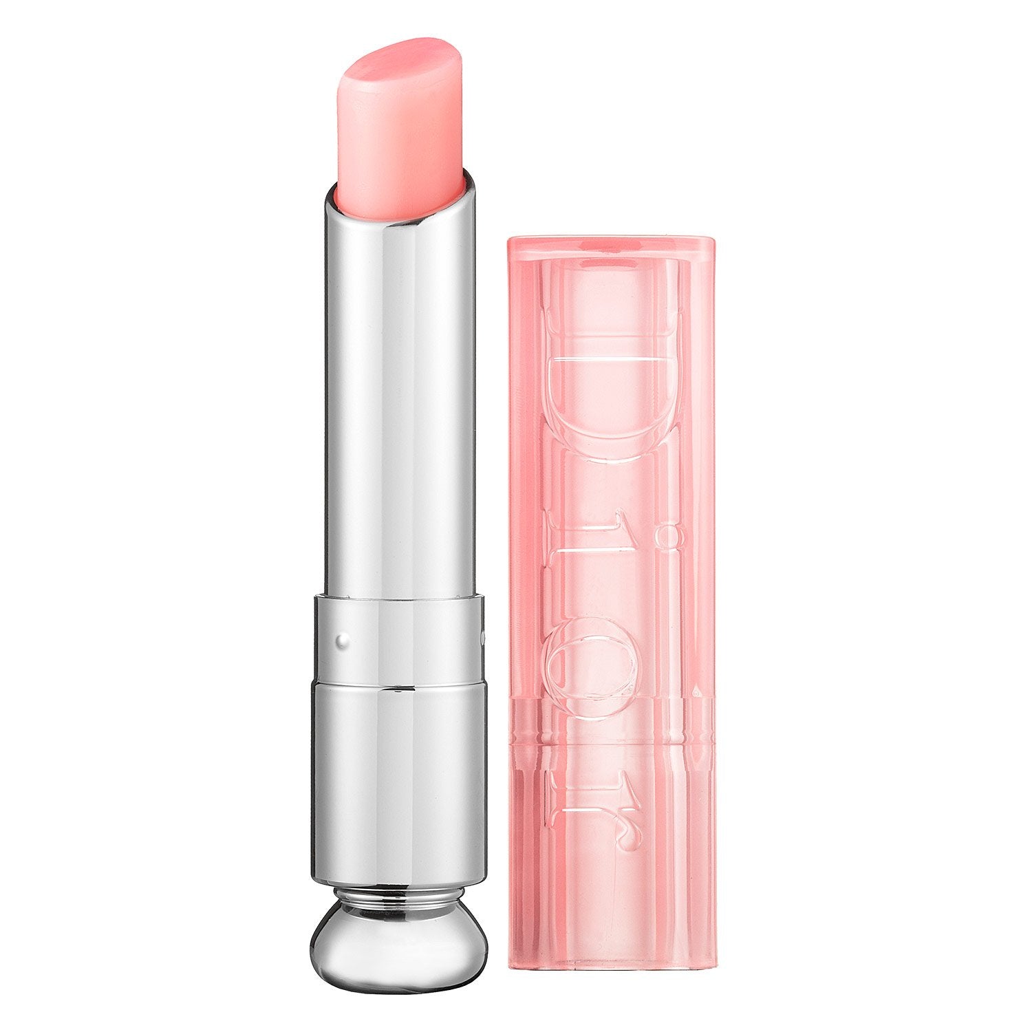 Dior Addict Lip Glow en tube, gros plan, offre couleur naturelle et hydratation.