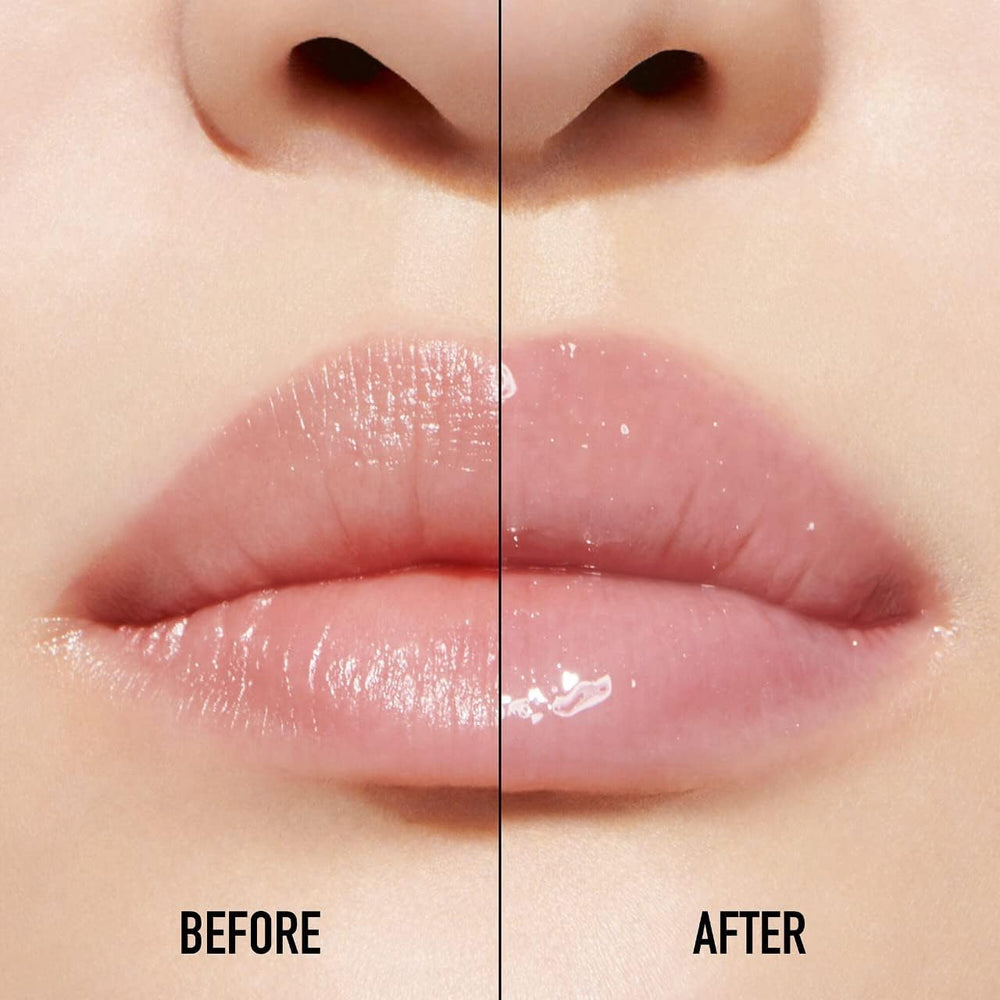 Dior Addict Lip Maximizer brillance miroir sur les lèvres.