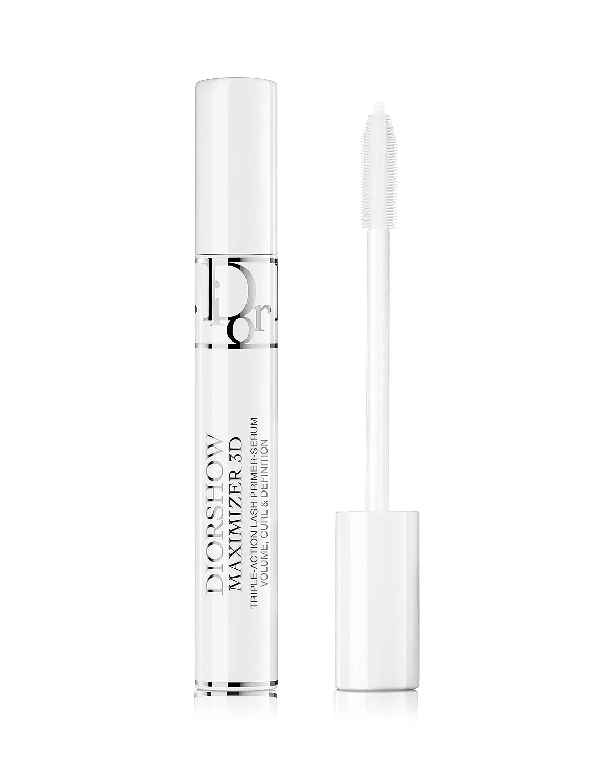 Dior Diorshow Maximizer 3D primer-brosse prépare les cils pour un volume durable.