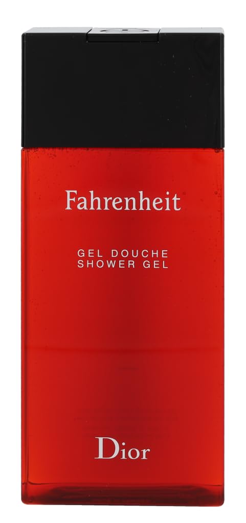 Dior Fahrenheit: texture soyeuse du gel-douche, douceur sur la peau.