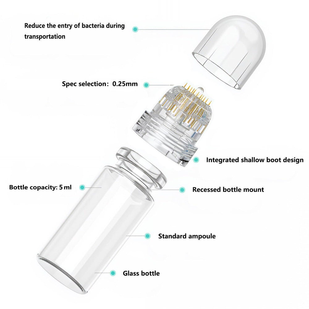 Diougens Lee: bouteille en verre 5 ml pour sérum portable.