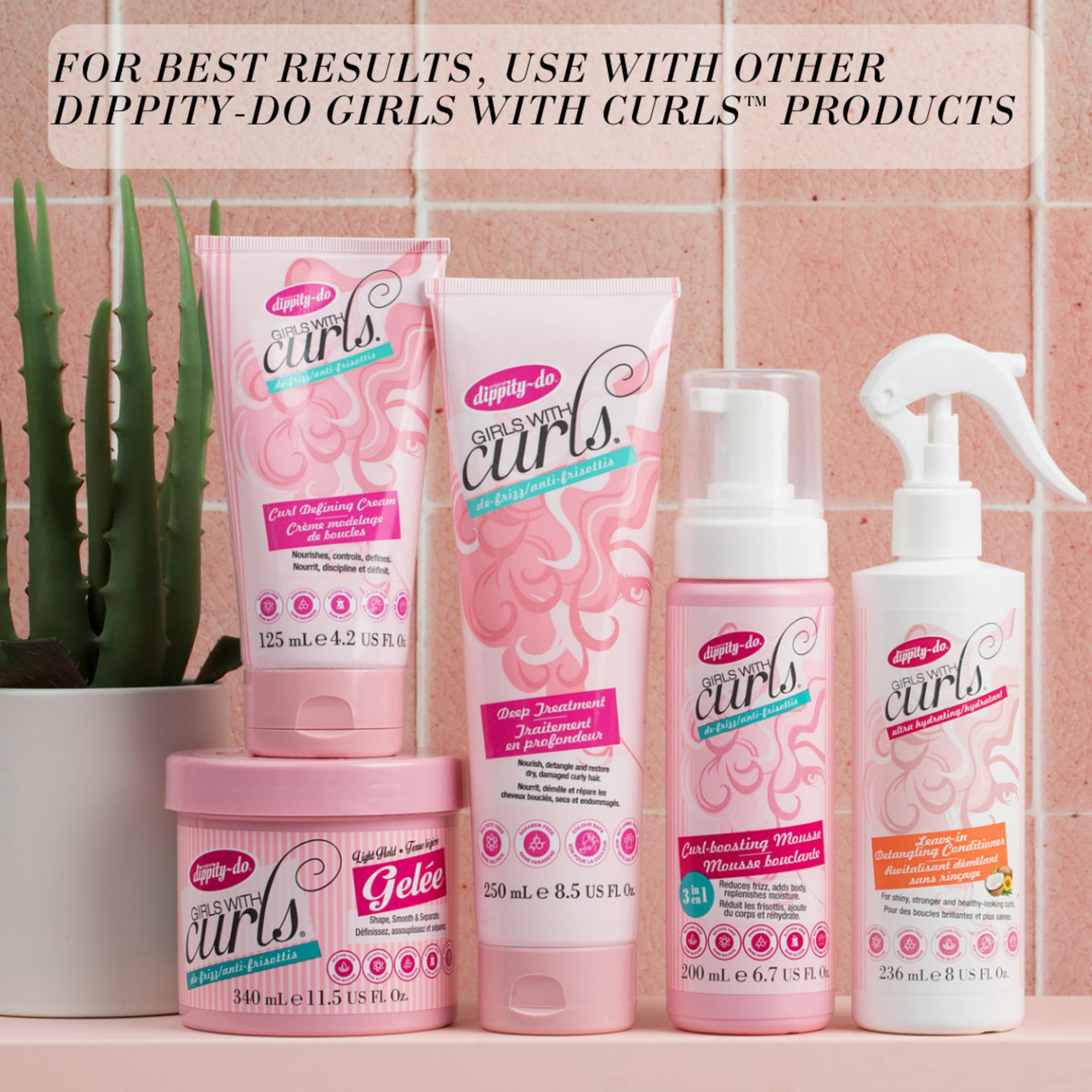 Dippity Do Girls With Curls, séchage à l'air pour boucles naturelles