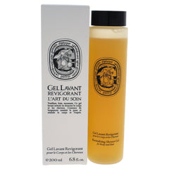 Diptyque Gel Douche Revitalisant pour le corps et les cheveux, parfum frais et usage quotidien.
