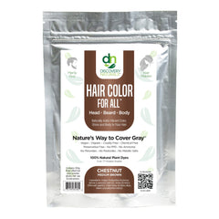 Discovery Naturals henné brun châtaigne kit: couverture naturelle et durable