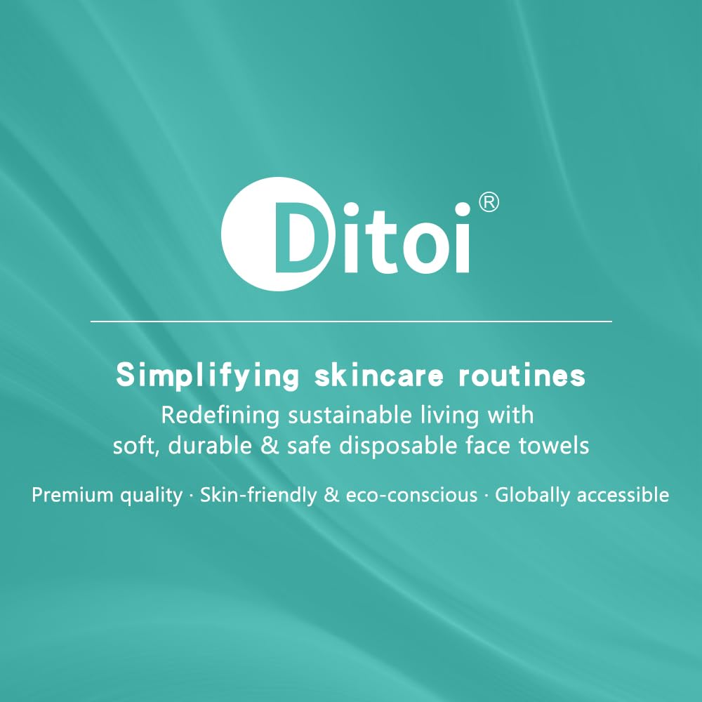 Ditoi serviettes visage lot 150 pièces: format pratique pour usage prolongé