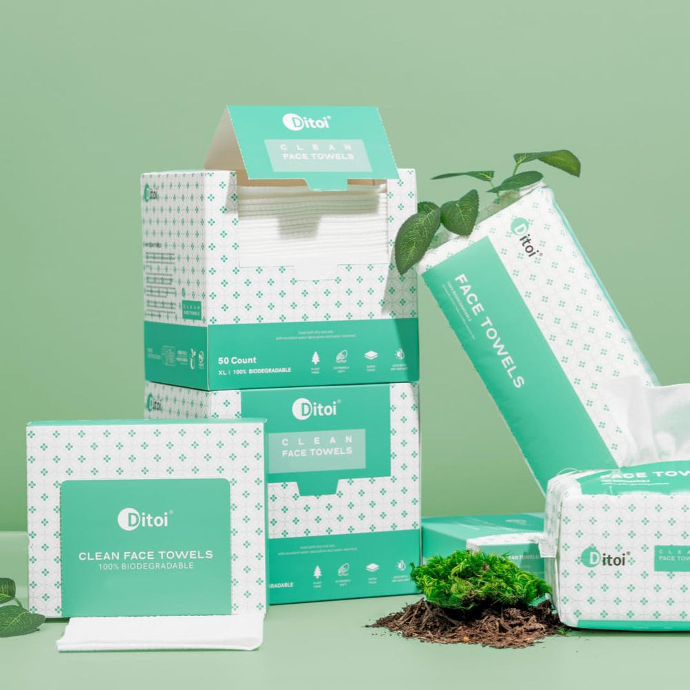 Ditoi serviettes visage voyage compacte: pratique en déplacement