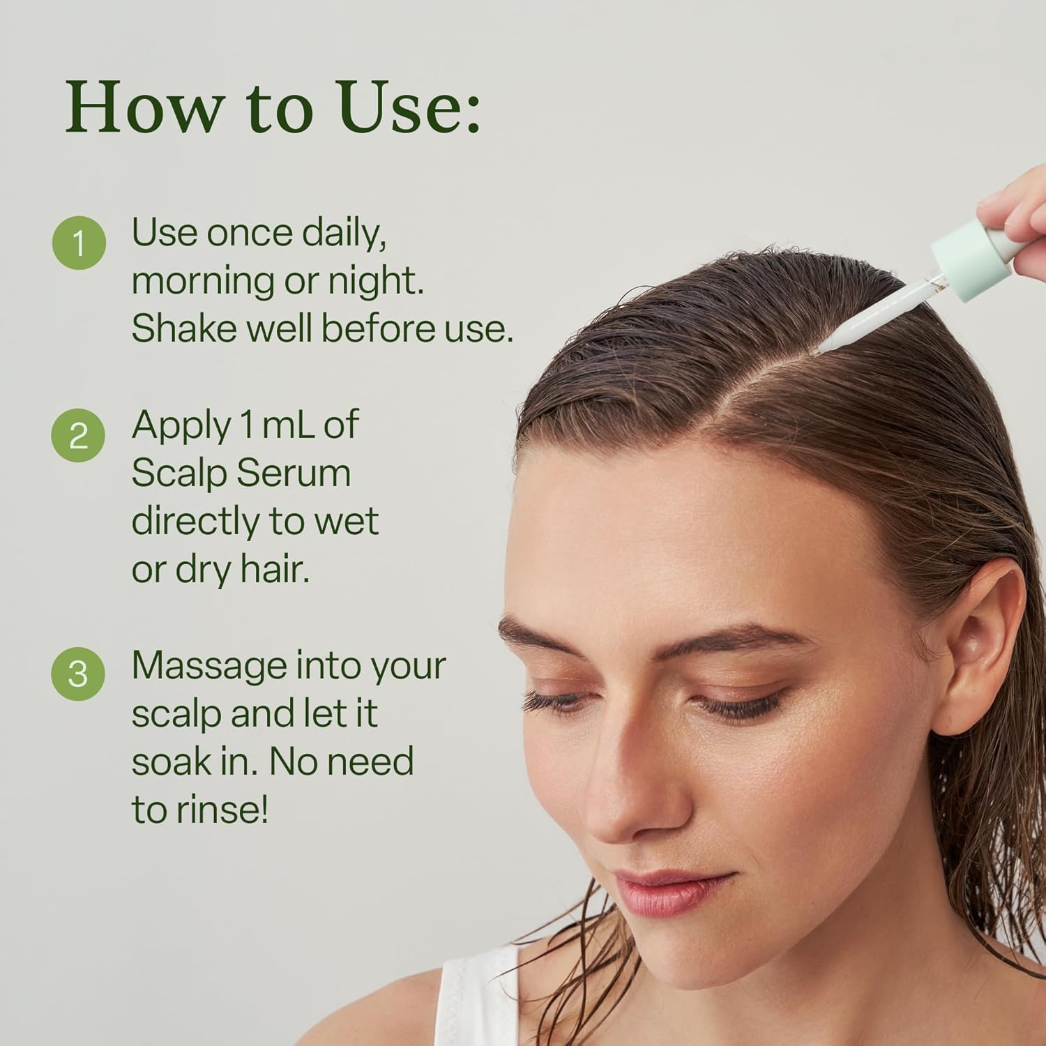 Formule enrichie d’acides aminés et extraits végétaux pour nourrir les cheveux.