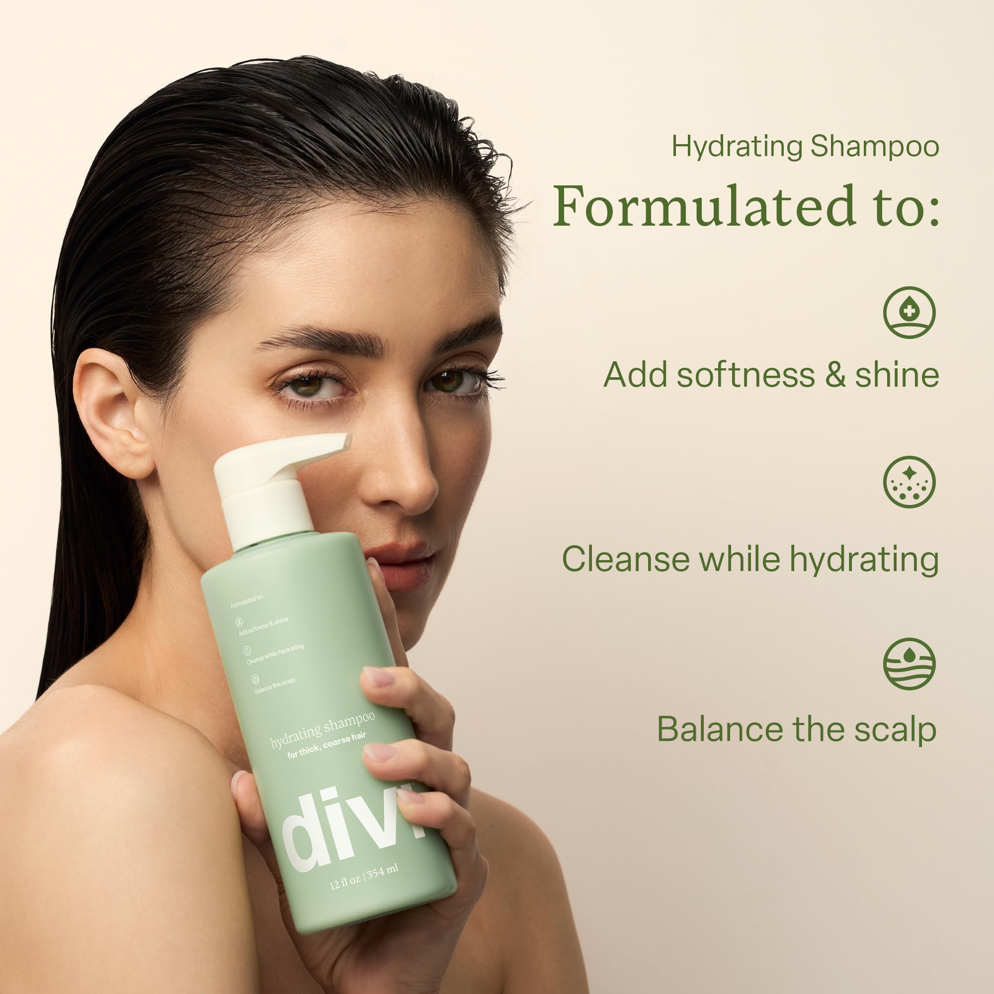 Divi Conditionneur Hydratant: flacon prêt pour démêlage facile et douceur