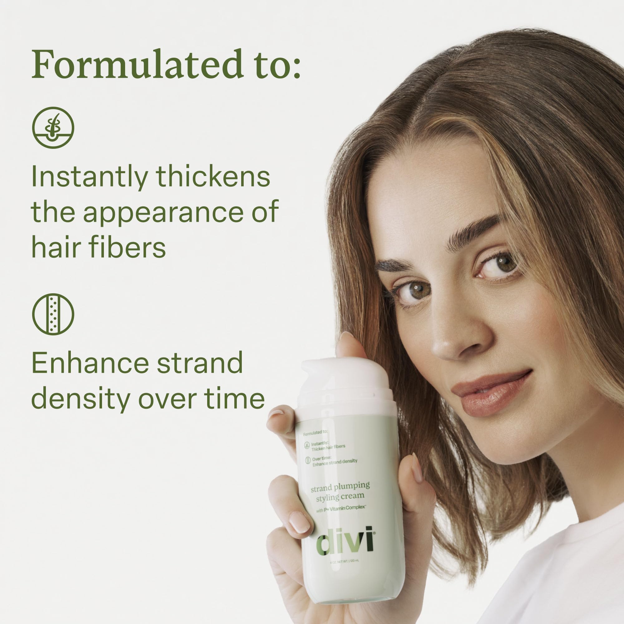Divi Crème coiffage mèche volume durable au fil de la journée