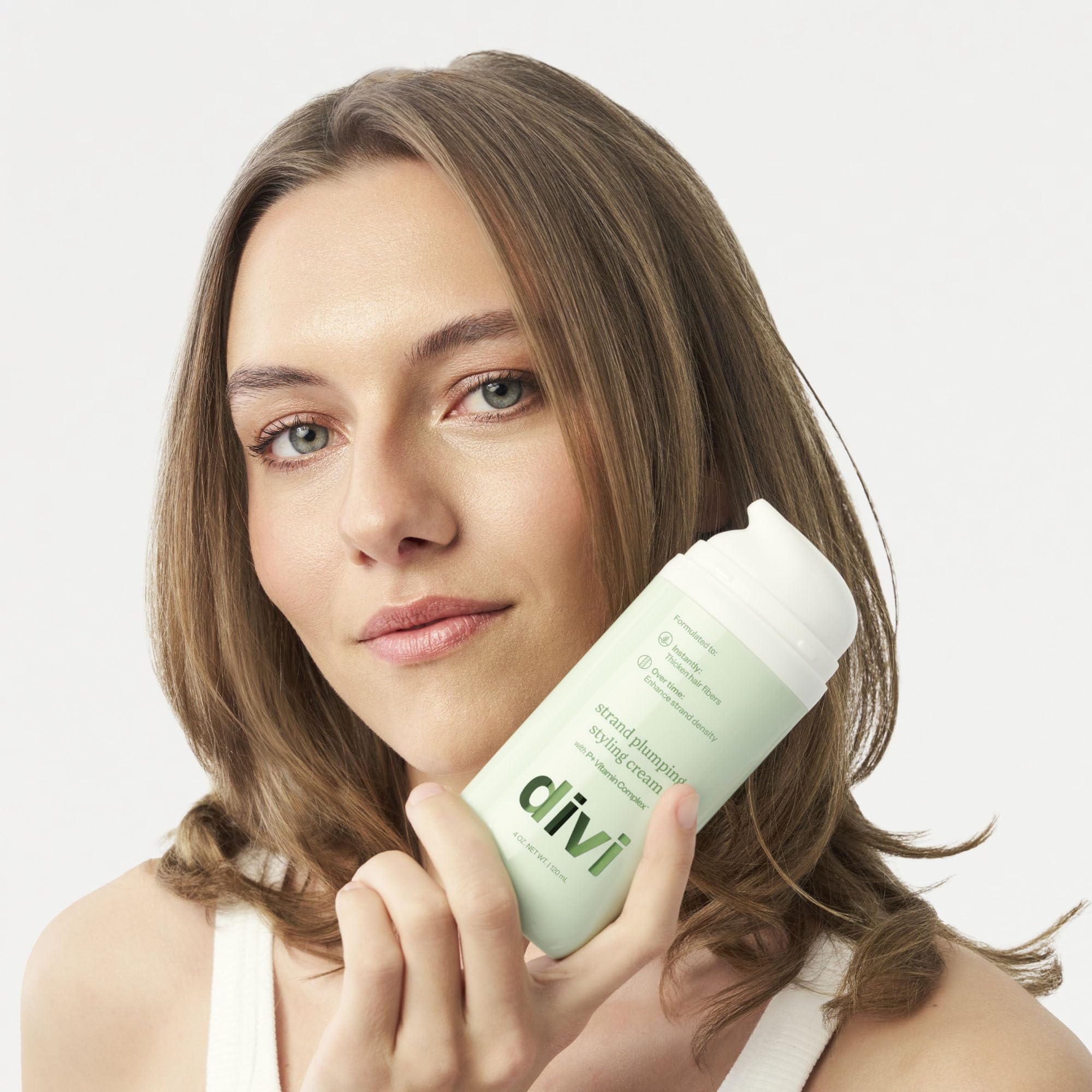 Divi Crème coiffage mèche améliore l apparence des cheveux fins