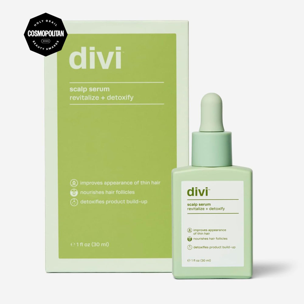 Divi Sérum application sur cuir-chevelu, action ciblée et rapide.