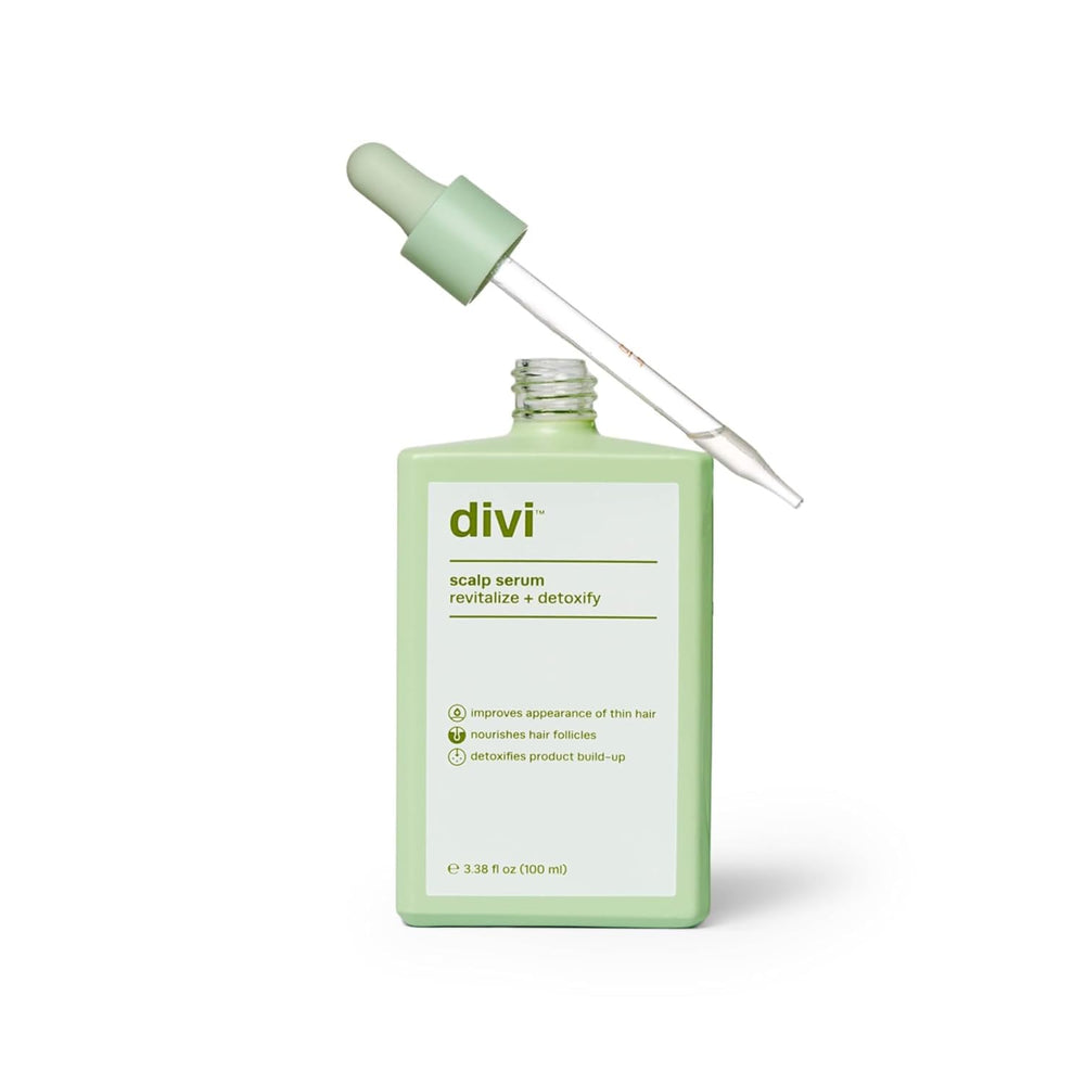 Sérum Divi en flacon capillaire, nourrissant le cuir chevelu.