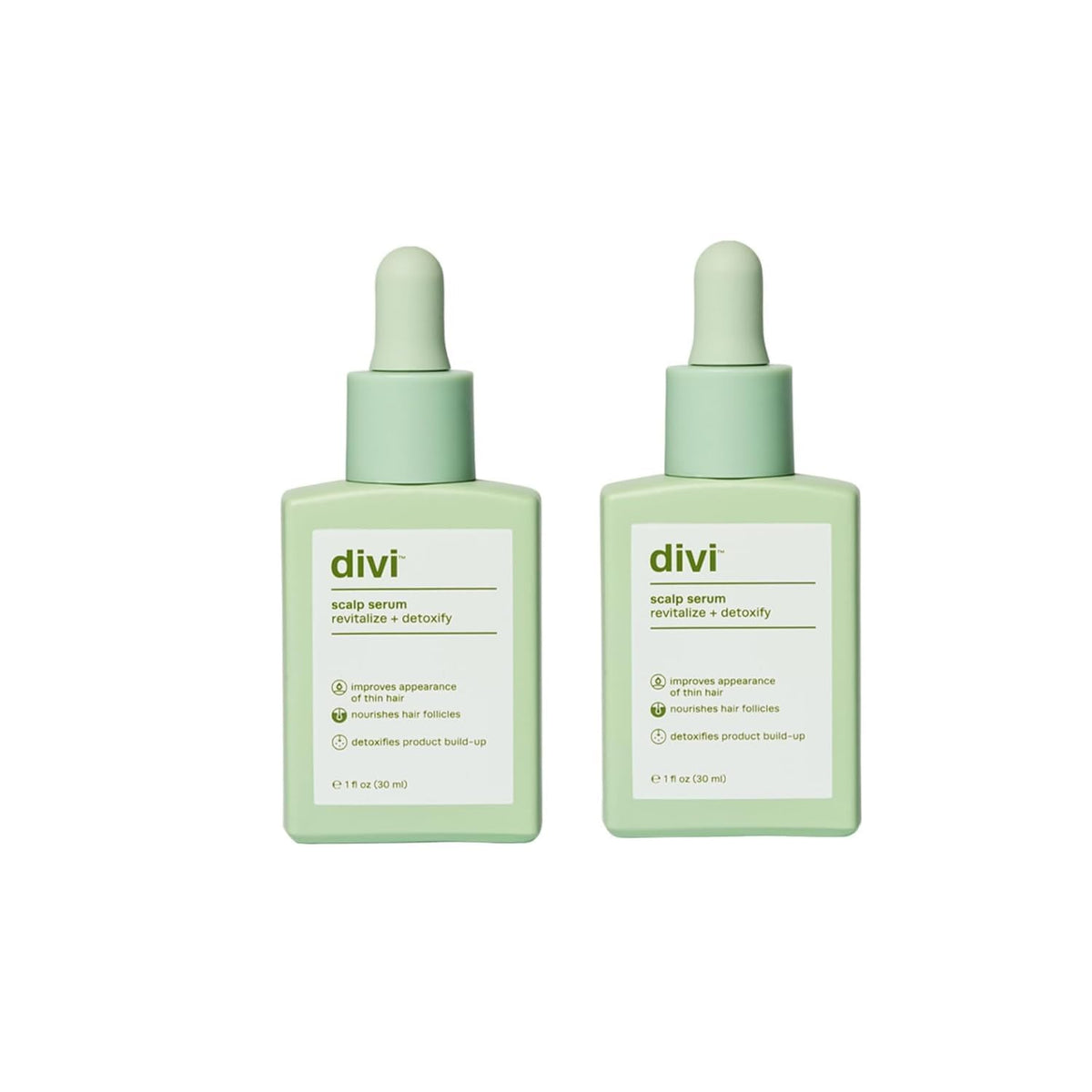 Divi Sérum Cuir Chevelu: bouteille nette, soin nourrissant pour cuir chevelu sain.