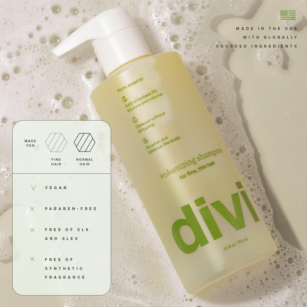 Démonstration de massage du cuir chevelu avec Divi