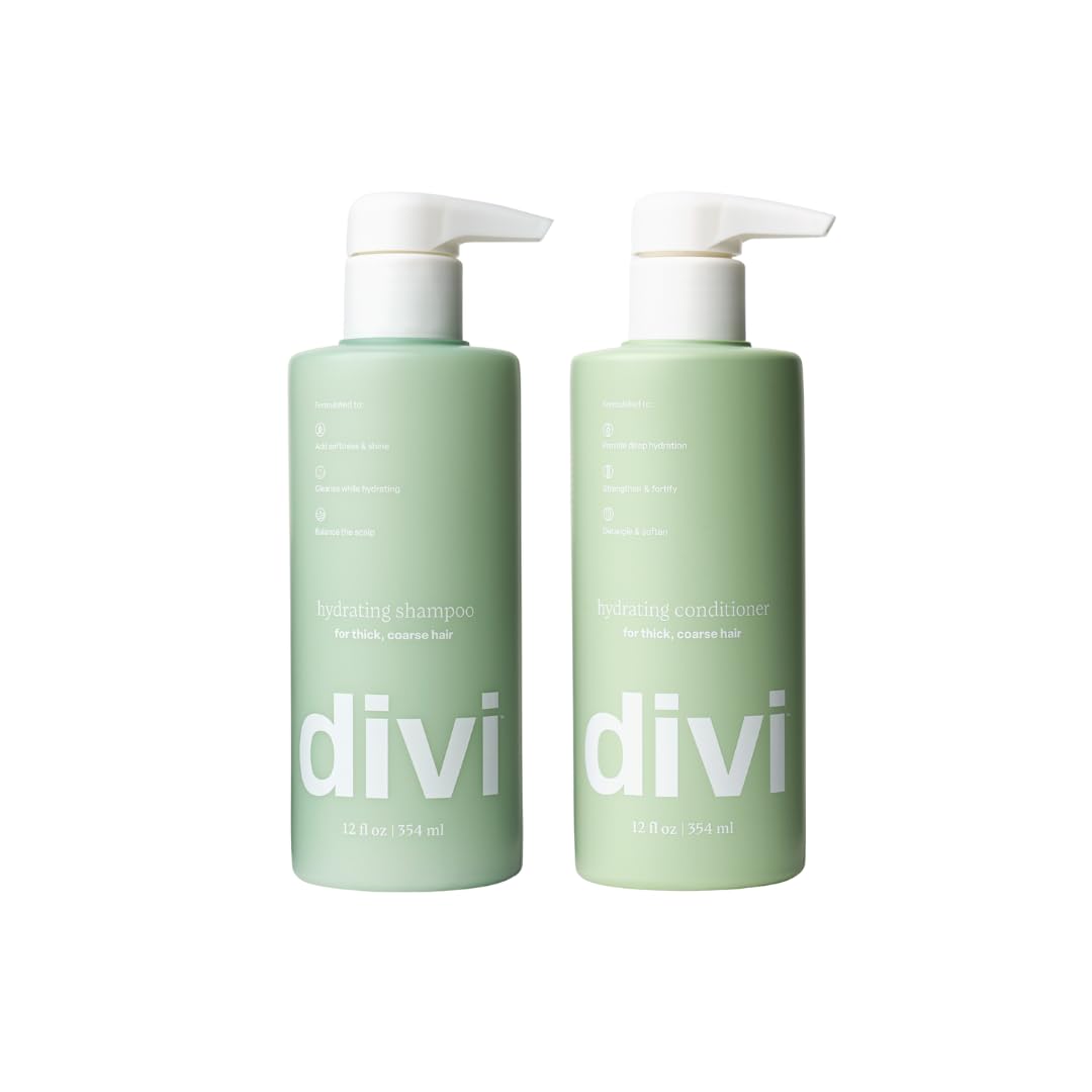 Divi Shampoing Hydratant: bouteille prête pour cheveux épais parfaitement hydratés