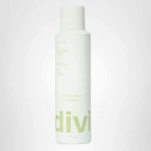 Divi Shampooing Sec Spray — Application portable pour cheveux volumineux et soyeux.