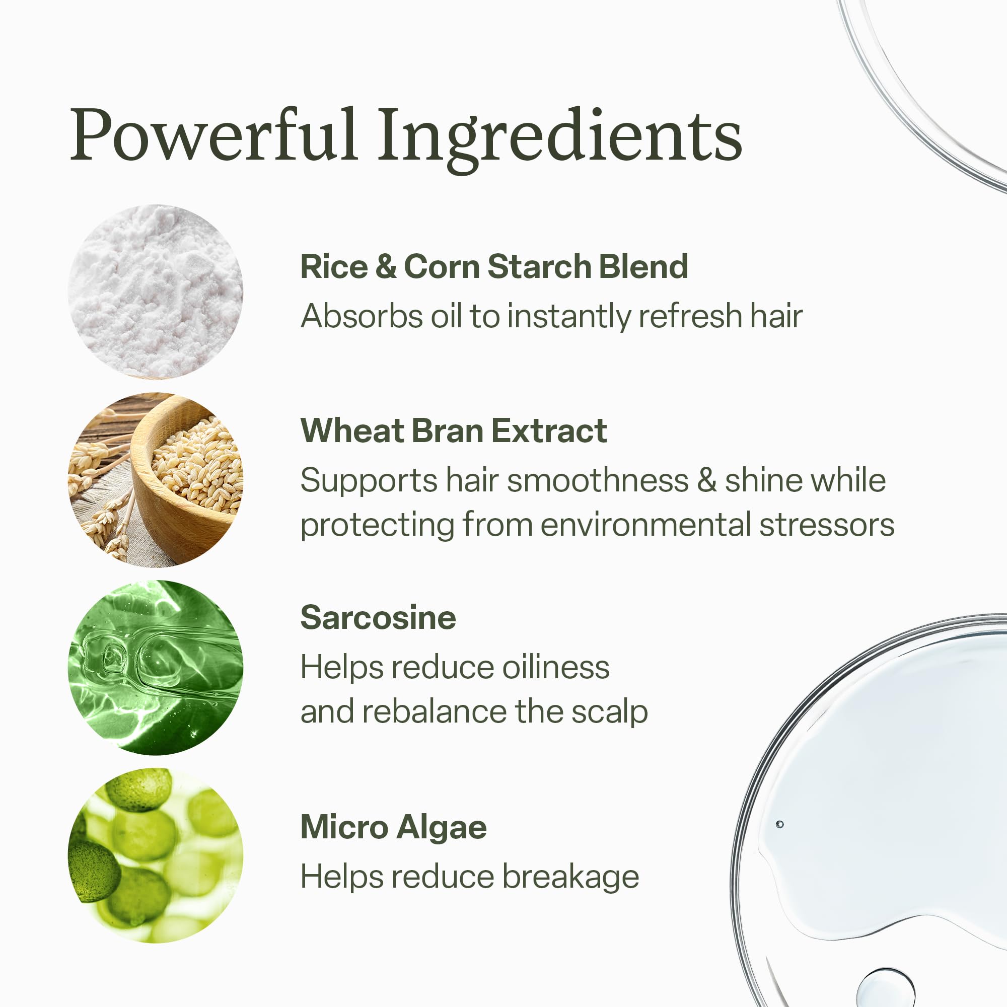 Divi Shampooing Sec Spray — Formule sans benzène et talc pour un usage quotidien.