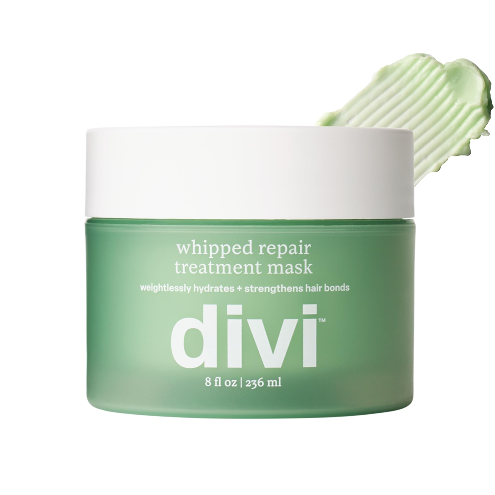 Divi Whipped Repair Mask: flacon-pompe pour une application facile.