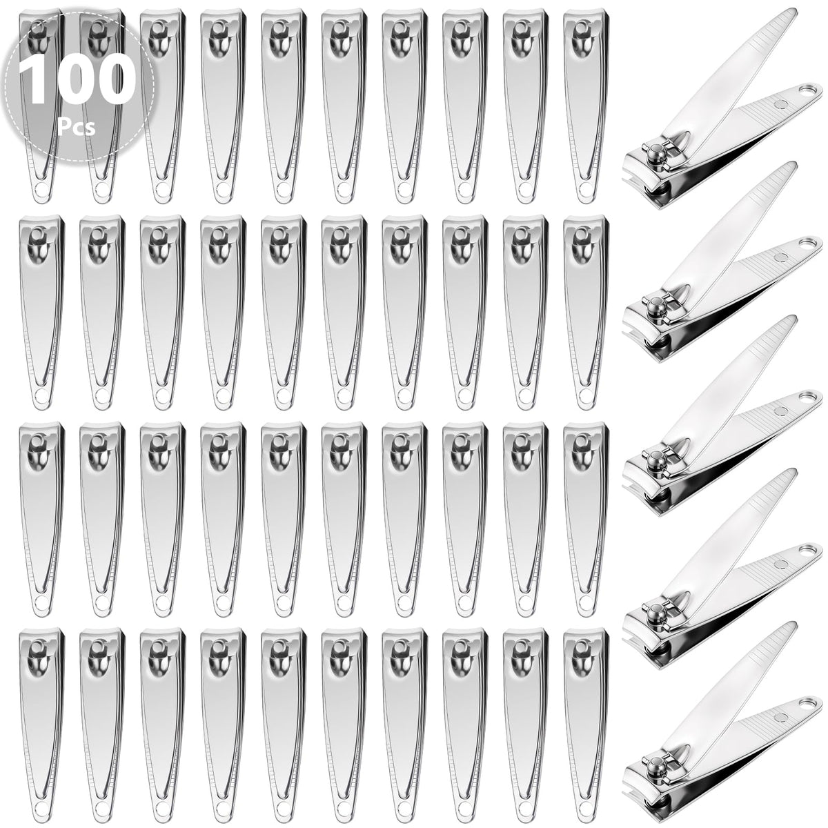 DIVINA VITAE coupe-ongles inox plat pour une utilisation robuste et portable