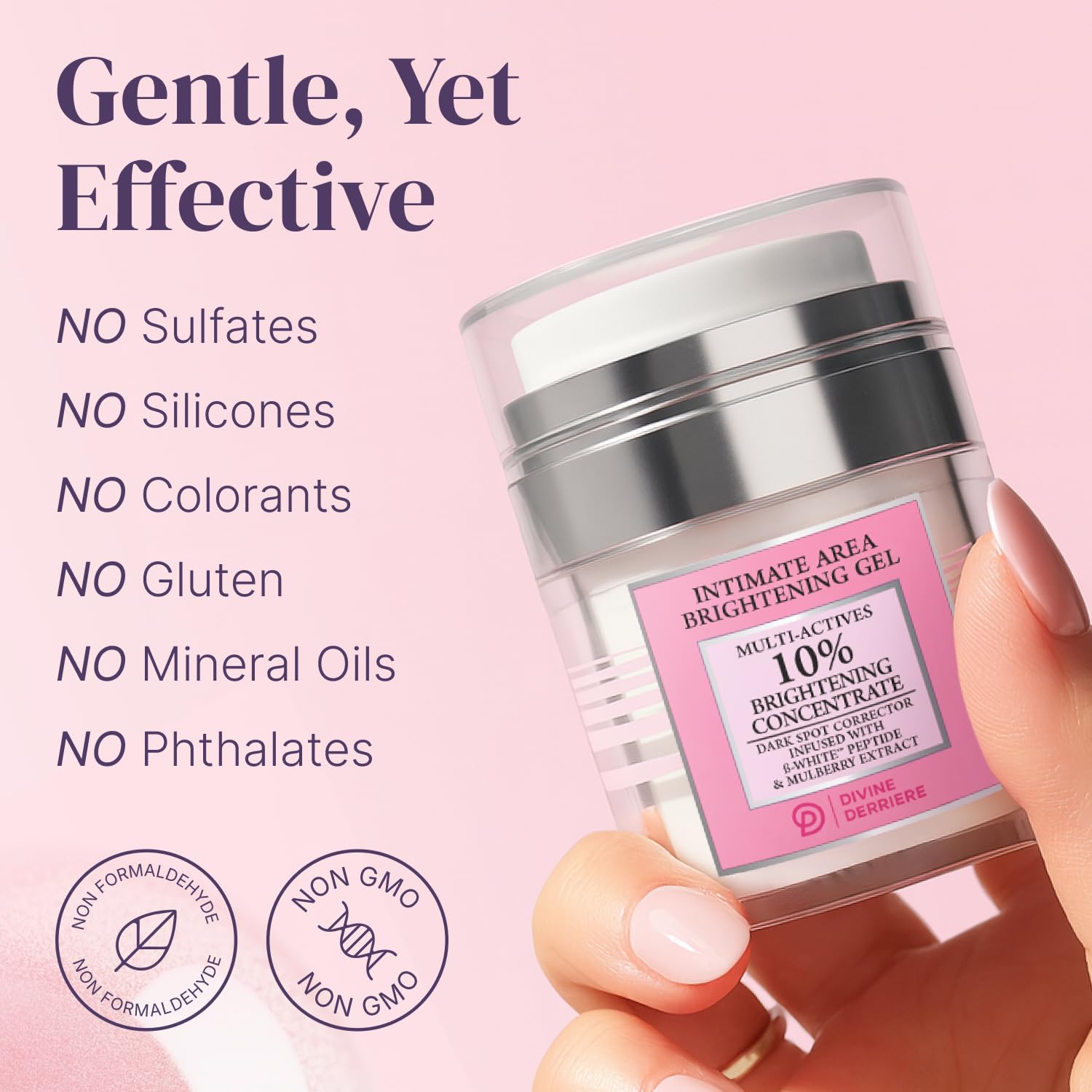 Divine Derriere – application sur zones sensibles pour teint plus harmonisé.