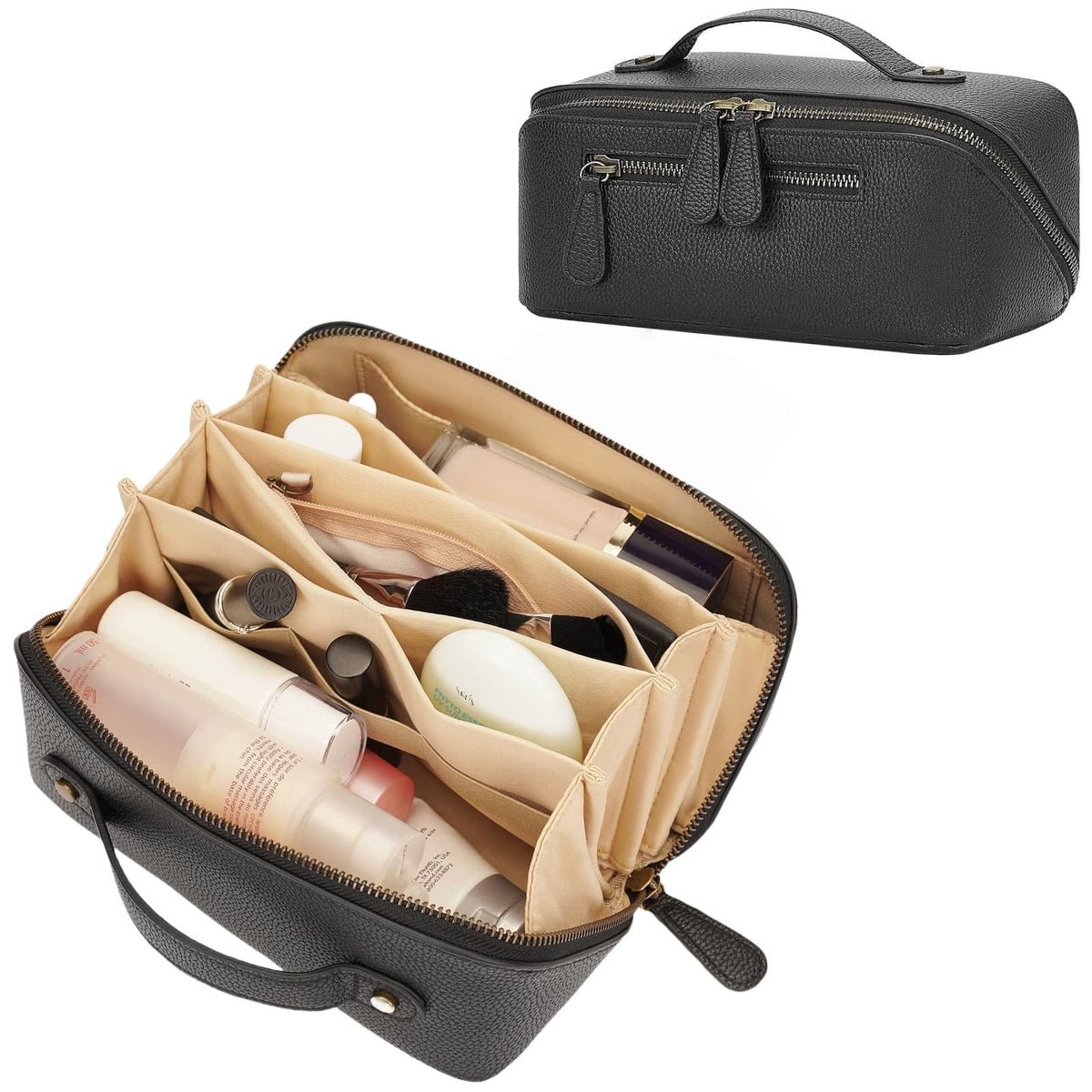 Divvia sac maquillage voyage grande capacite pour organiser facilement les produits.