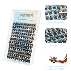 DIWINSH look-naturel-clusters-cils: pose DIY facile pour un regard discret et elegant.